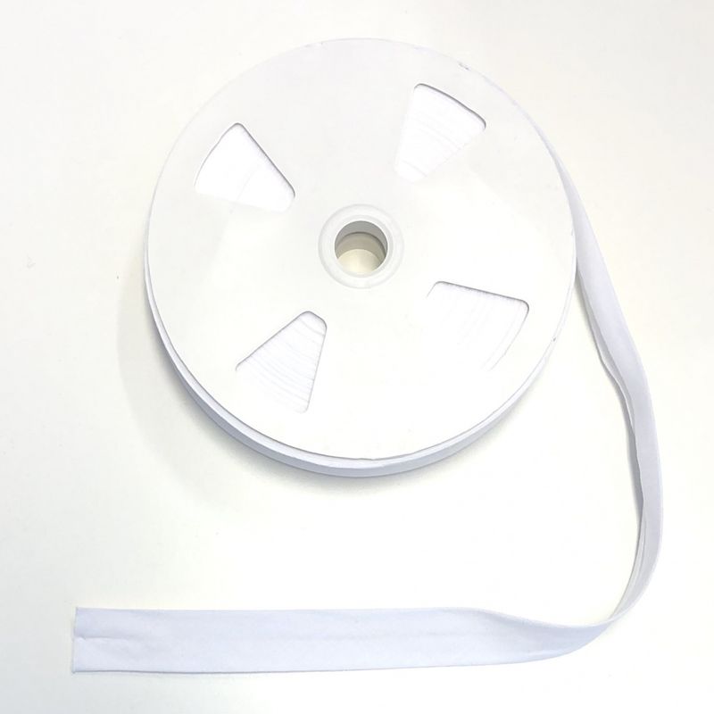 Skråbånd 20mm hvit