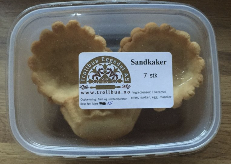 Sandkaker 8 stk - julekaker