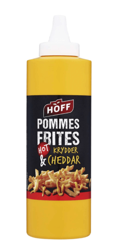 Hoff pommes frites krydder og cheddar 