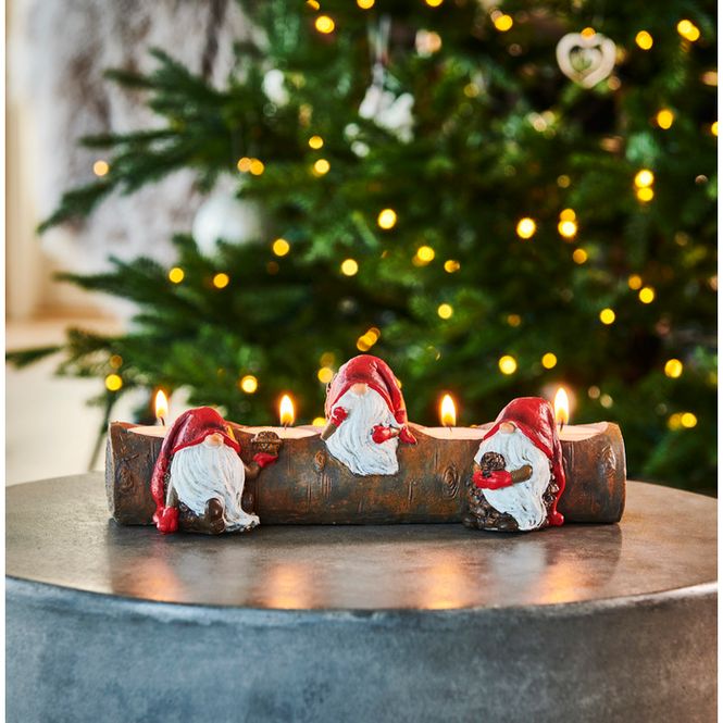 Hovedbilde Telysholder med nisser